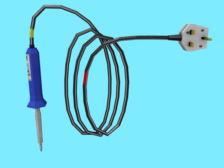 Soldering Iron (Low Poly, Textured) preview image 1